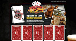 Desktop Screenshot of highstakesbarandgrill.com